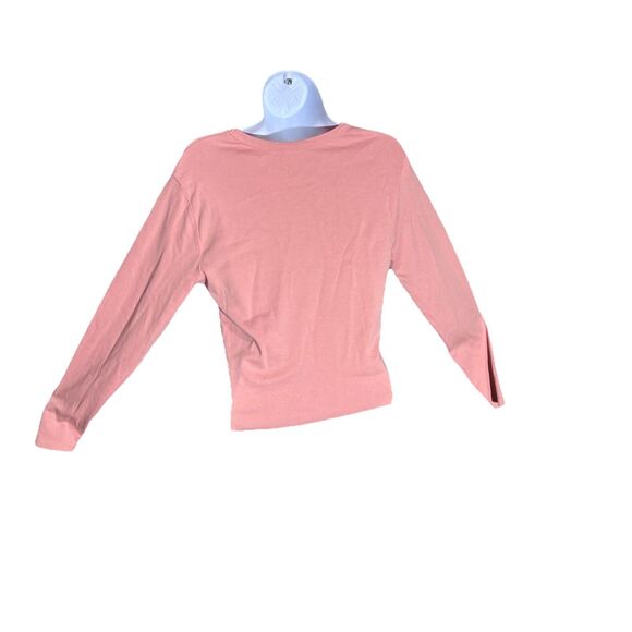 Rowdy Sprout Janis Joplin Rose Long Sleeve Rib Tee in Blush Teen Size 18 (L) - Picture 4 of 16